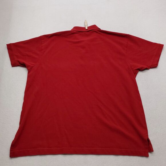 Eddie Bauer Casual Pullover Short Sleeve Polo Shirt Adult Mens Size L Red - Picture 7 of 8